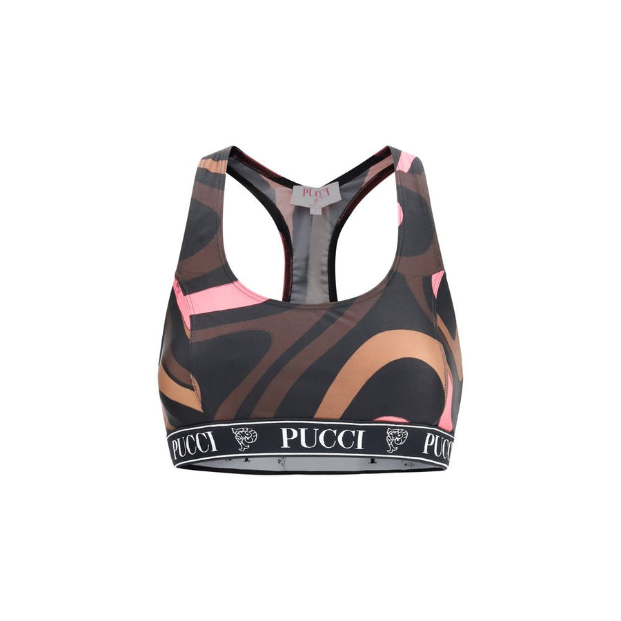 Multicolor Polyamide Sport Bra