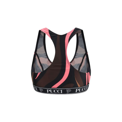 Multicolor Polyamide Sport Bra