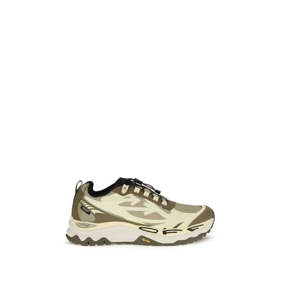 Bicolor Polyester Athletic Sneakers