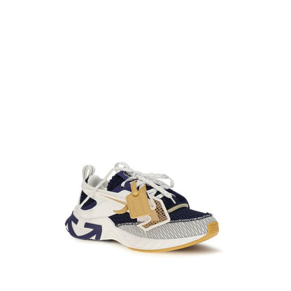 Multicolor Fabric Athletic Sneakers
