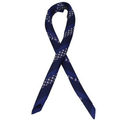 Blue Silk Foulard