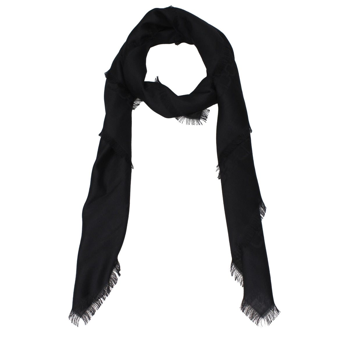 Black Cashmere Foulard