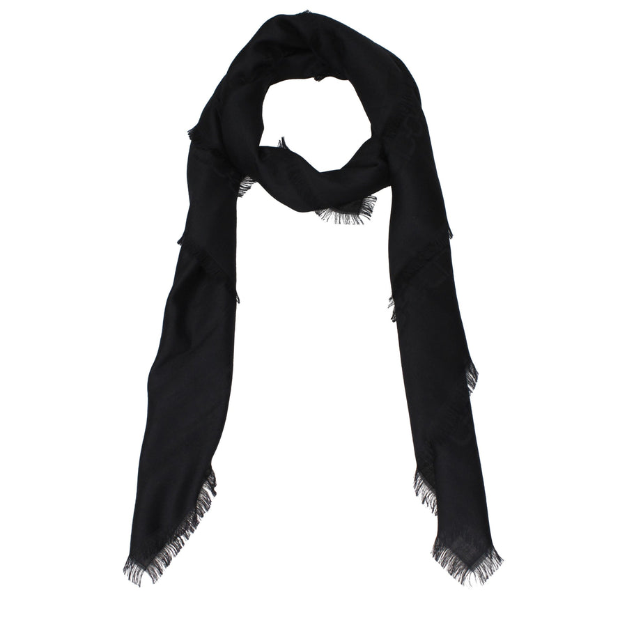 Black Cashmere Foulard