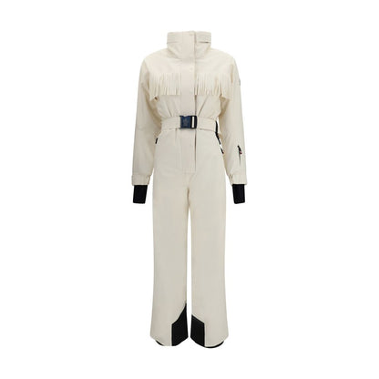White Polyester Jumpsuit