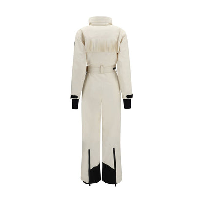 White Polyester Jumpsuit