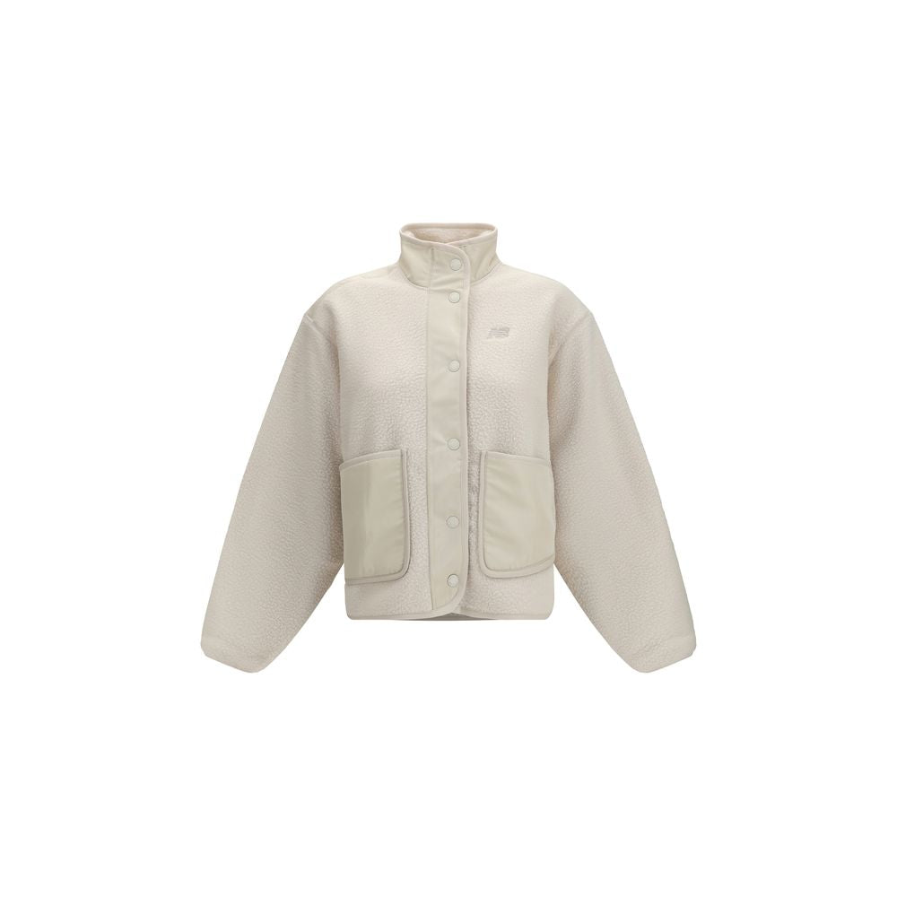 White Recycled Polyester Shell Jacket