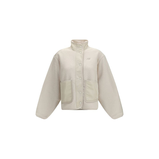 White Recycled Polyester Shell Jacket