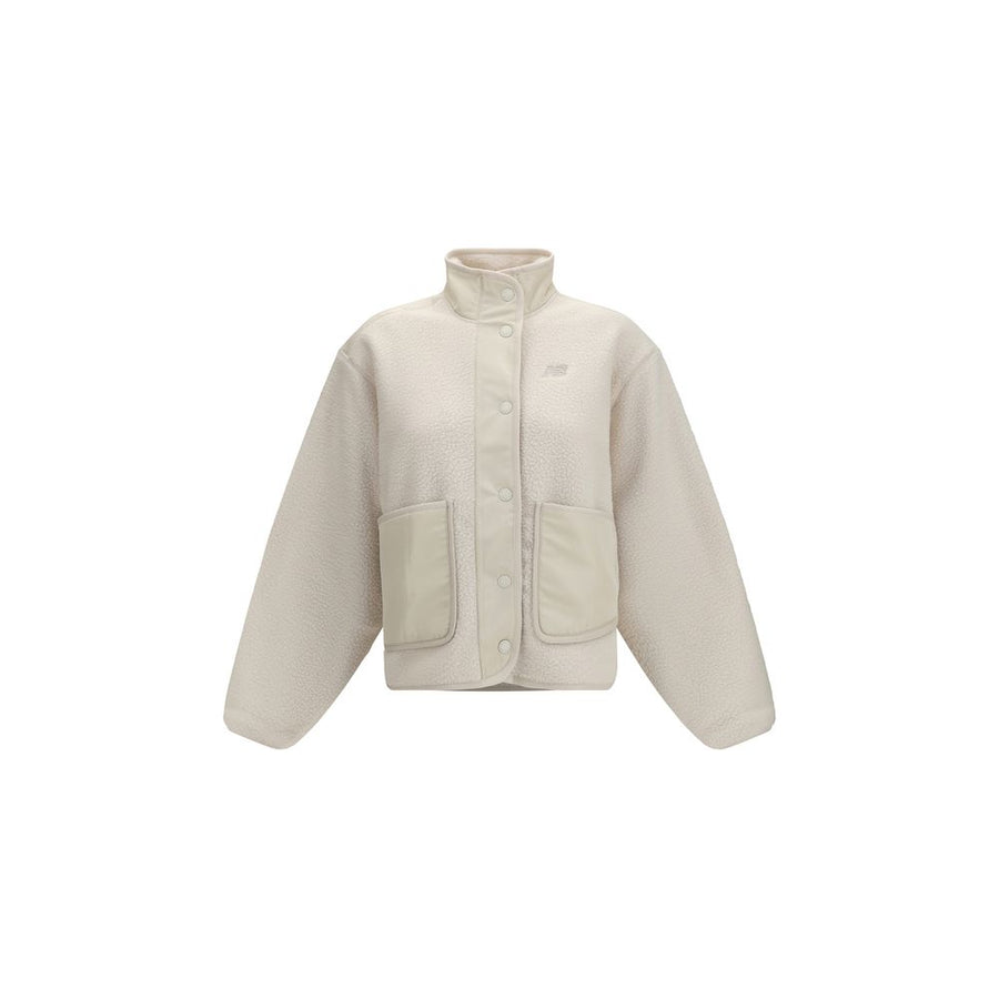 White Recycled Polyester Shell Jacket