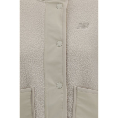 White Recycled Polyester Shell Jacket