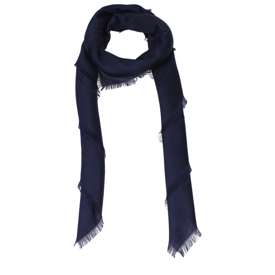 Blue Cashmere Foulard