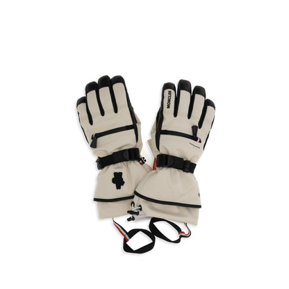 Beige Polyamide Gloves