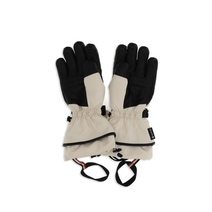 Beige Polyamide Gloves