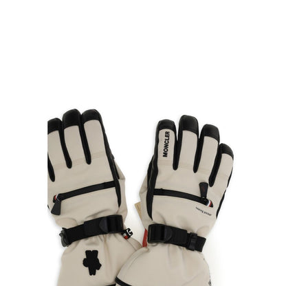 Beige Polyamide Gloves