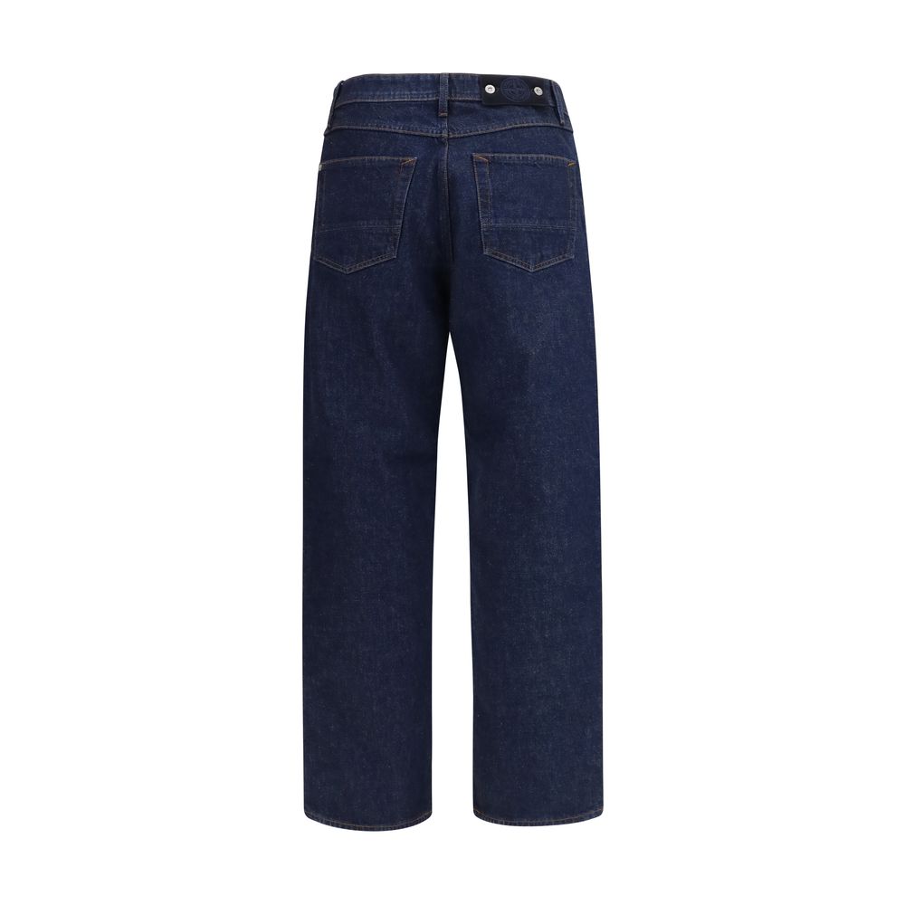 Blue Cotton Jeans Denim