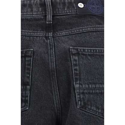 Black Cotton Jeans Denim