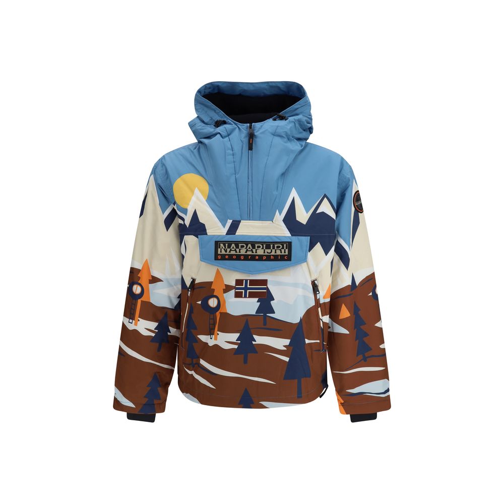 Multicolor Recycled Polyester Shell Jacket