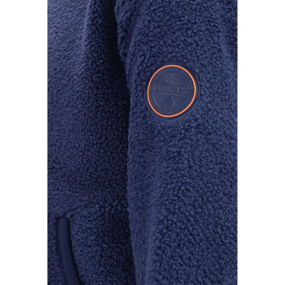 Blue Recycled Polyester Sweatshirt