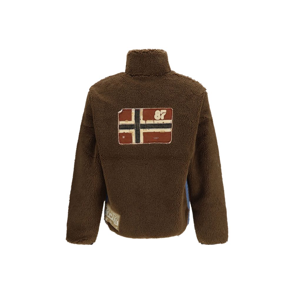 Brown Polyester Sweatshirt
