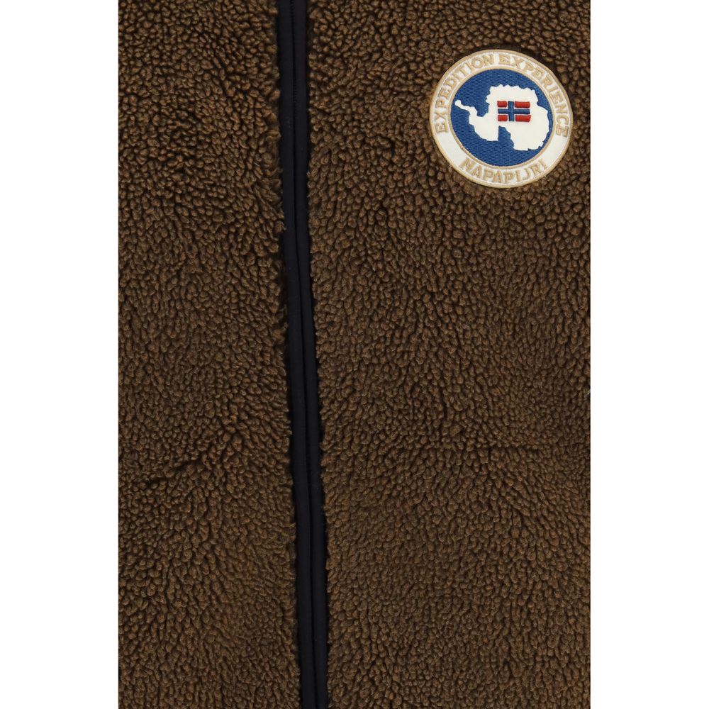 Brown Polyester Sweatshirt
