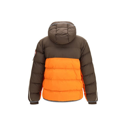Multicolor Recycled Polyester Full-Length Jacket