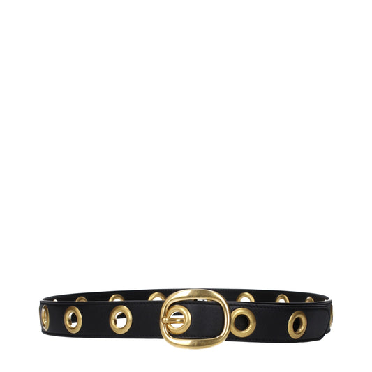 Black Leather Regular Belt