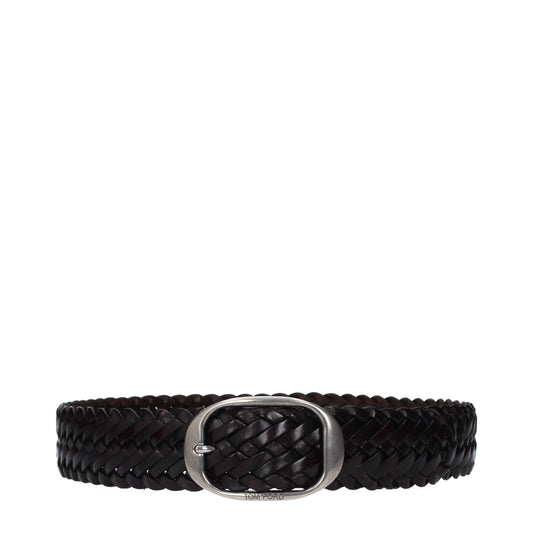 Brown Leather Regular Belt