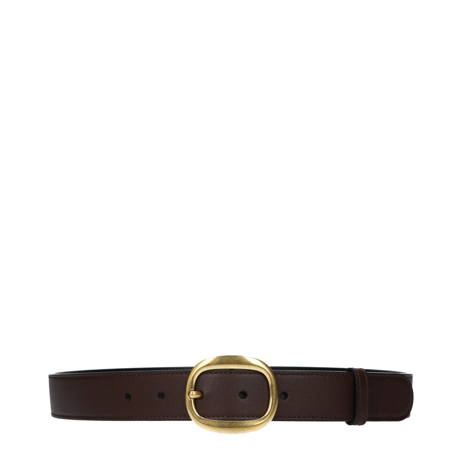 Brown Leather Regular Belt