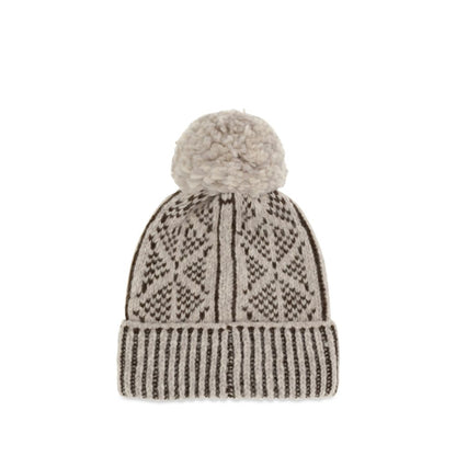 Gray Alpaca Vicugna Pacos Beanie