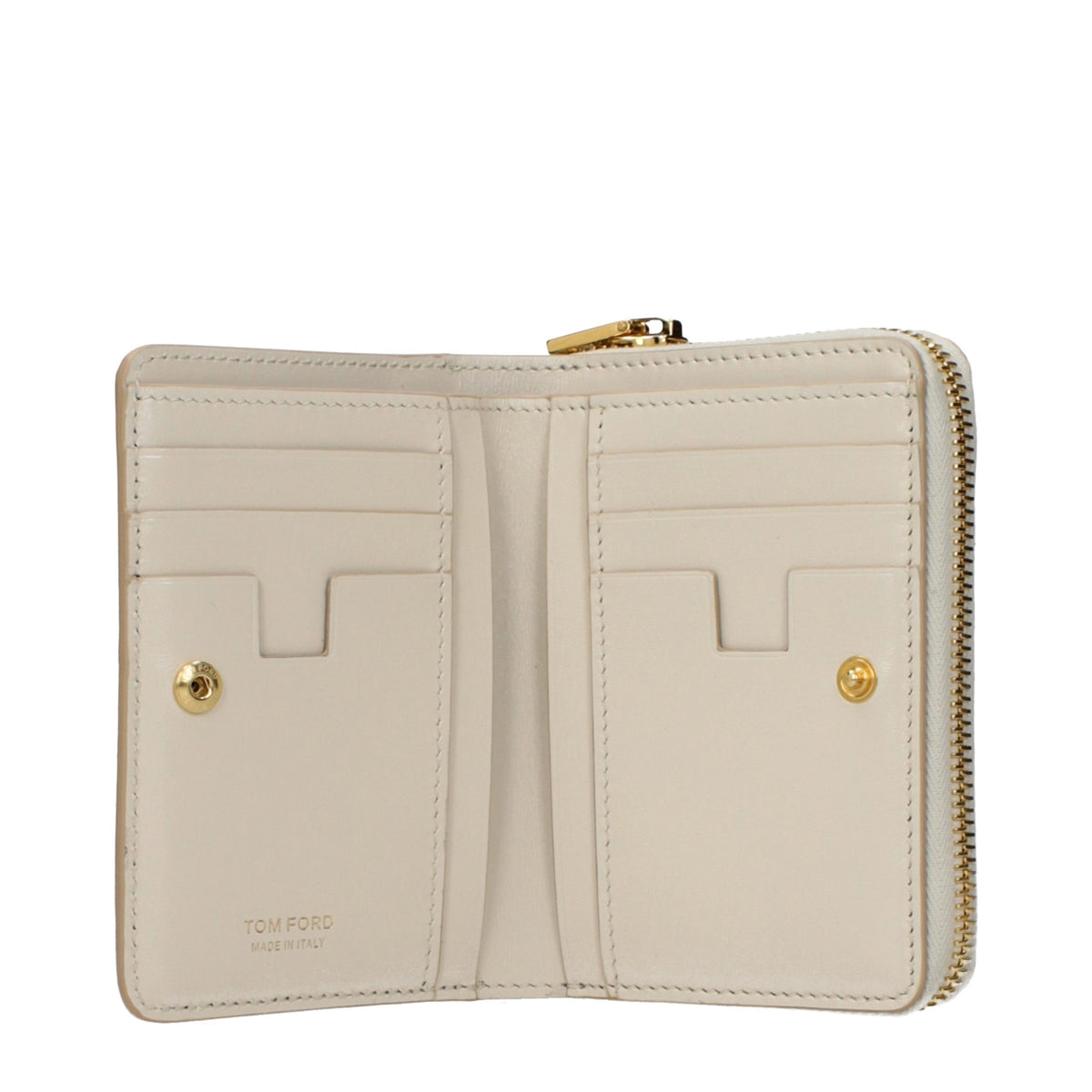 Beige Leather Wallet