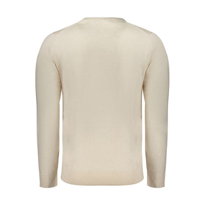 White Cotton Men's Top