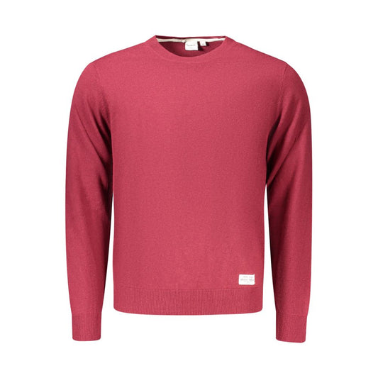 Red Cotton Mens Sweater