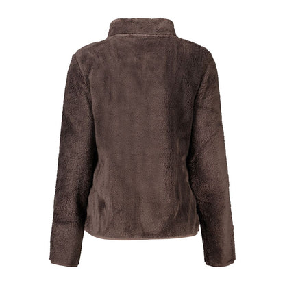 Brown Polyester Women's Sweatshirt
