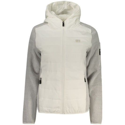 Bianco Polyester Women's Jacket