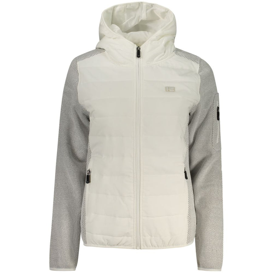 Bianco Polyester Women's Jacket
