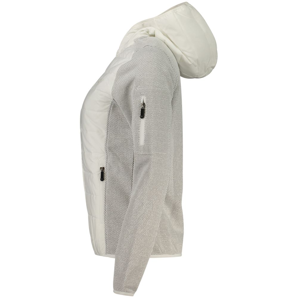 Bianco Polyester Women's Jacket