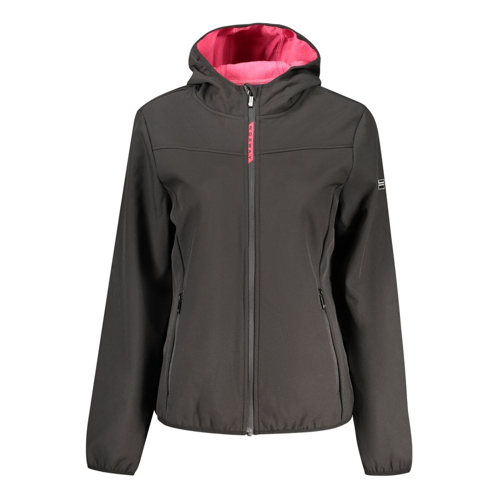 Nero Polyester Donna Jacket