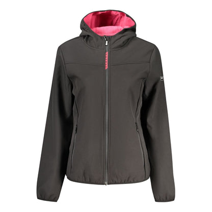 Nero Polyester Donna Jacket