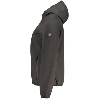 Nero Polyester Donna Jacket