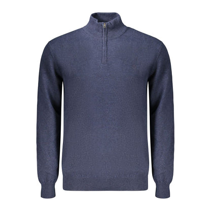 Blue Wool Men's Sweater