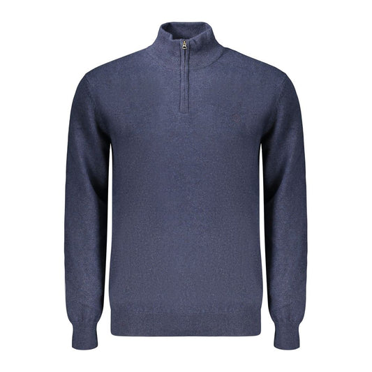 Blue Wool Men's Sweater