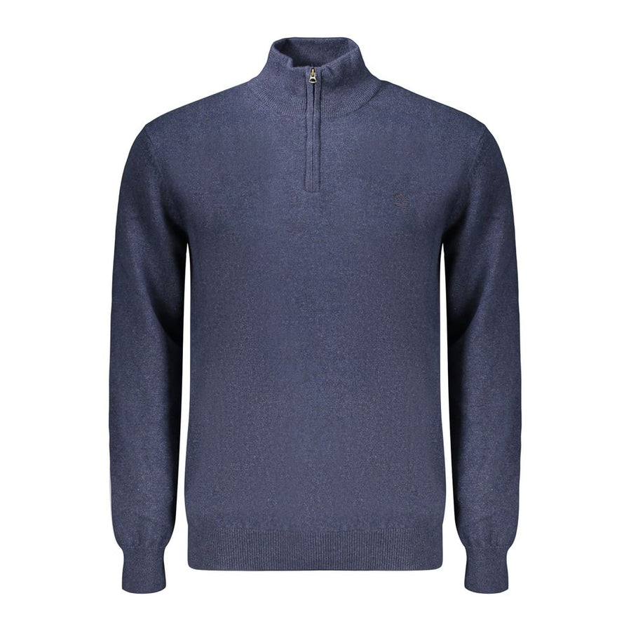 Blue Wool Men's Sweater