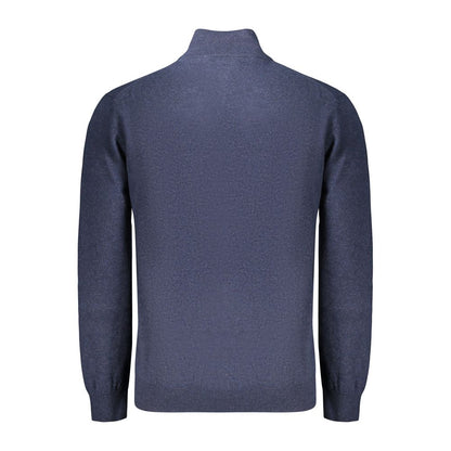 Blue Wool Men's Sweater