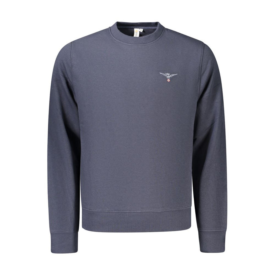 Blue Cotton Men's Sweatshirt