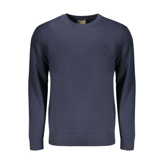 Blue Cotton Men's Top