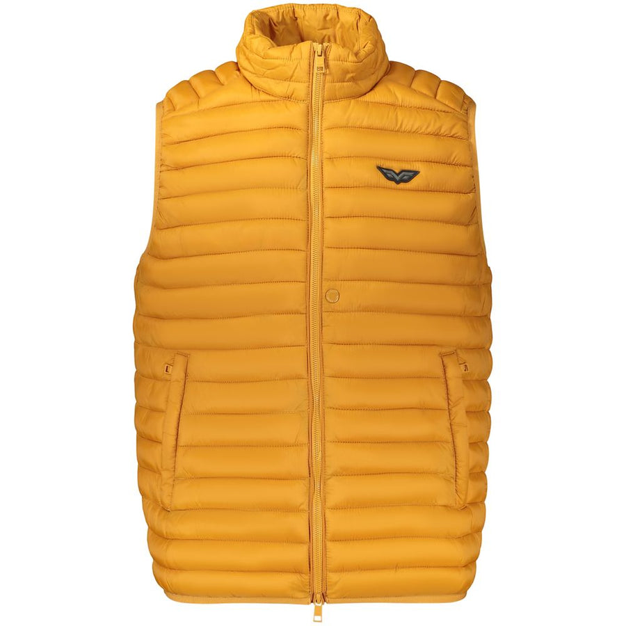 Orange Polyamide Men's Jacket