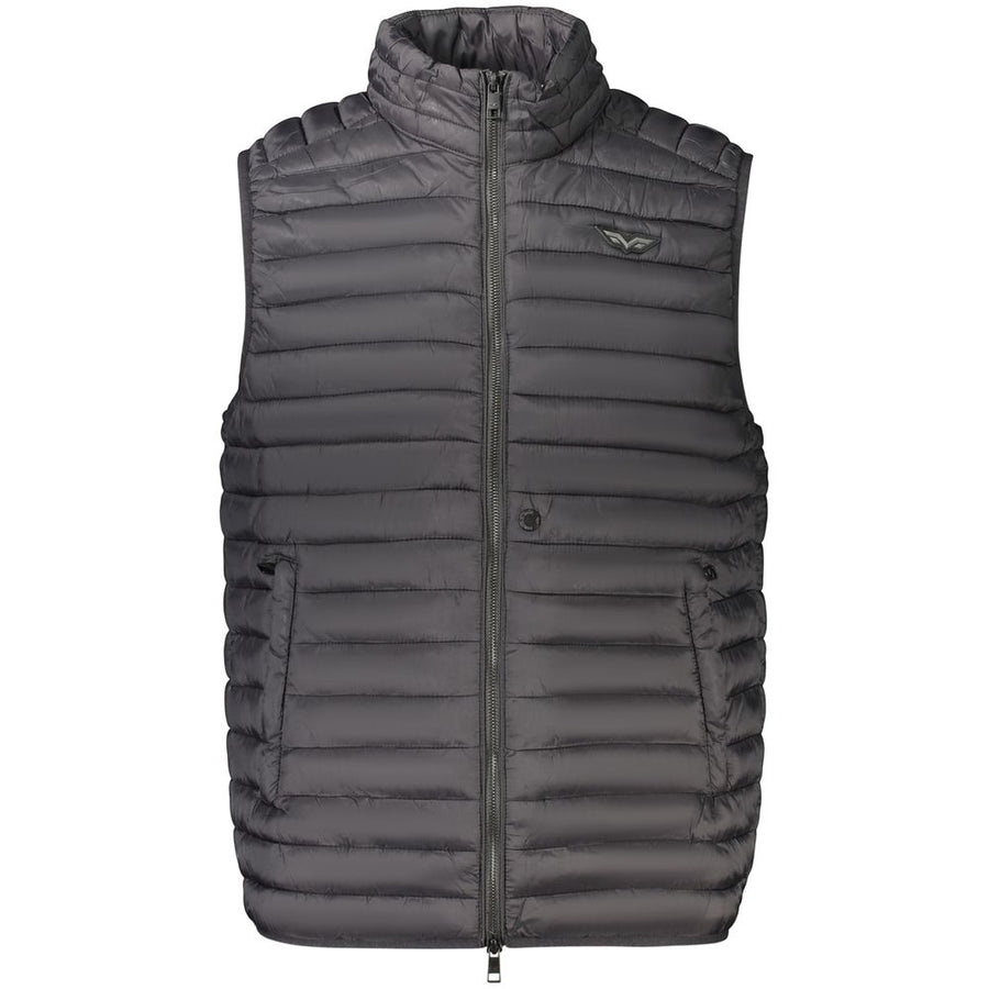 Black Polyamide Men's Jacket