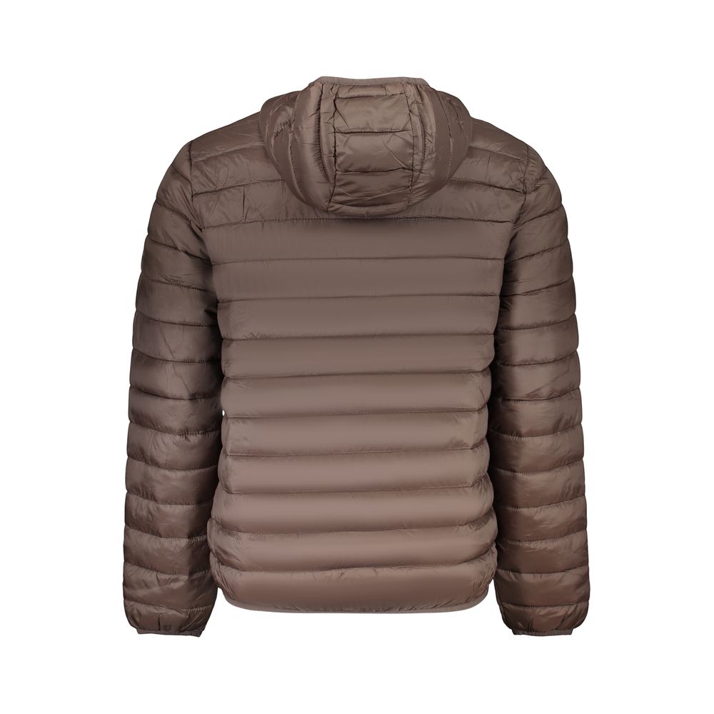 Brown Polyamide Men's Jacket