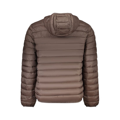Brown Polyamide Men's Jacket