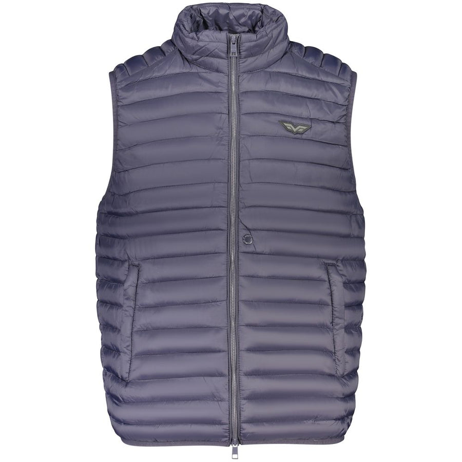 Blue Polyamide Men's Jacket