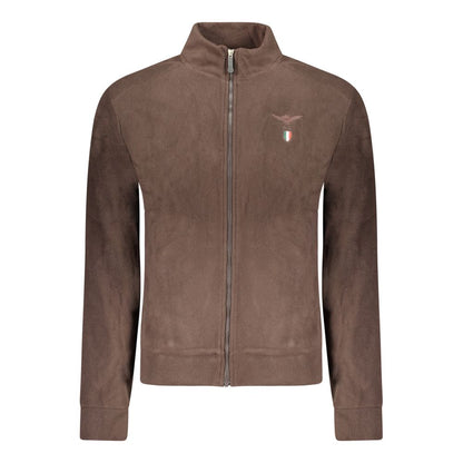 Brown Polyester Men's Sweatshirt